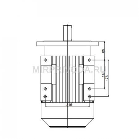 Электродвигатель трехфазный GM2E 132 M 4b (7.5/1500)