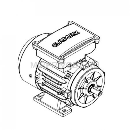 Однофазный электродвигатель MS21D 71 M 2a (0.18/3000)