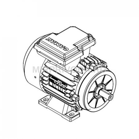 Однофазный электродвигатель M21D 80 M 4a (0.37/1500)