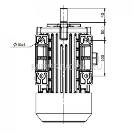 Взрывозащищенный электродвигатель C.GM1Exd 80 2 (1.5/3000)