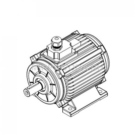 Электродвигатель дымоудаления GM2ED 100 L 2a (3/3000)
