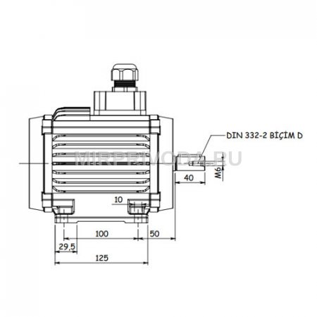Электродвигатель дымоудаления GMD 80 M 4a (0.55/1500)