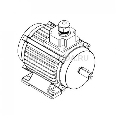Электродвигатель дымоудаления GMD 80 M 4a (0.55/1500)
