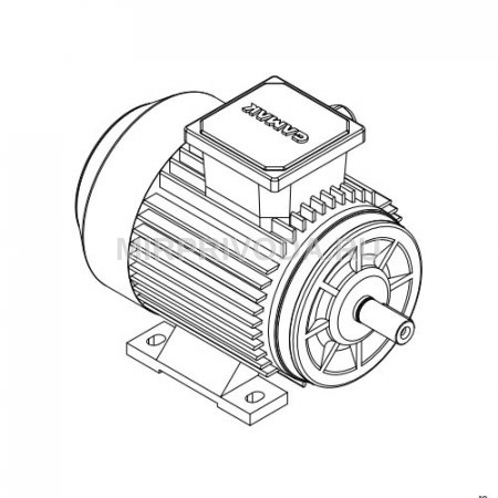 Электродвигатель трехфазный AGM2E 80 M 2a (0.75/3000)