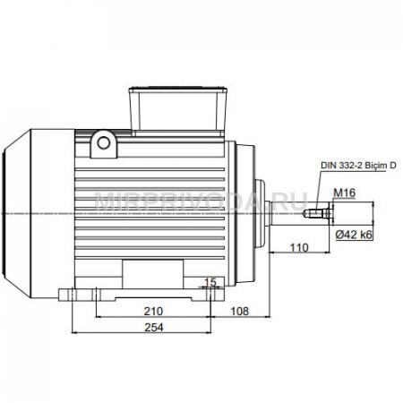 Электродвигатель трехфазный AGM2E 160 M 6a (7.5/1000)