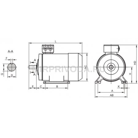 Электродвигатель Elvem 6SM 80B2 B3 (1,1/3000)