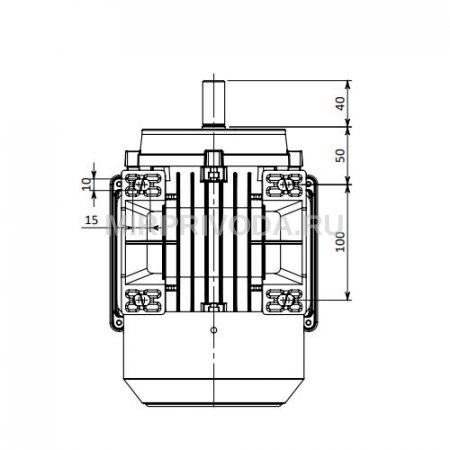 Однофазный электродвигатель MS21D 80 M 2b (0.55/3000)