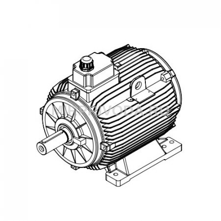 Электродвигатель дымоудаления GM2ED 180 M 2a (22/3000)
