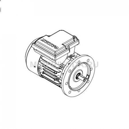 Однофазный электродвигатель M21D 71 M 2c (0.37/3000)