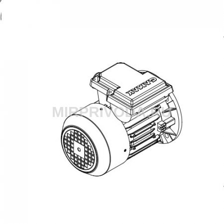 Однофазный электродвигатель M21D 71 M 2c (0.37/3000)