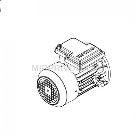 Однофазный электродвигатель M21D 71 M 2a (0.18/3000)