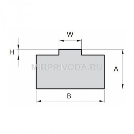 Направляющие для цепи T 06B-1 10х15х2000