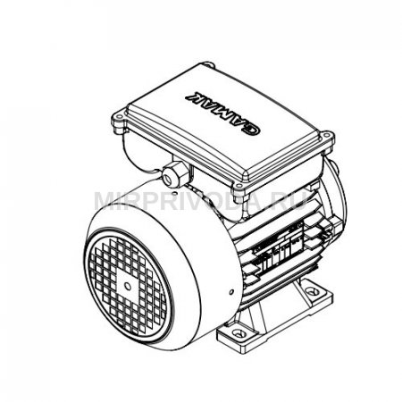 Однофазный электродвигатель MS21D 80 M 4b (0.55/1500)