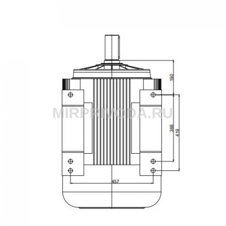 Электродвигатель трехфазный GM2E 280 S 4a (75/1500)