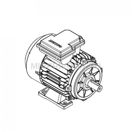 Однофазный электродвигатель M21D 90 S 4c (1.1/1500)