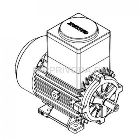 Взрывозащищенный электродвигатель GM1Exd 80 2а (0.75/3000)