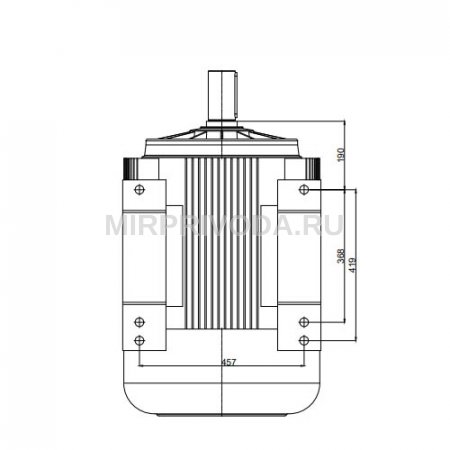 Электродвигатель трехфазный GM3E 280 S 4a (75/1500)