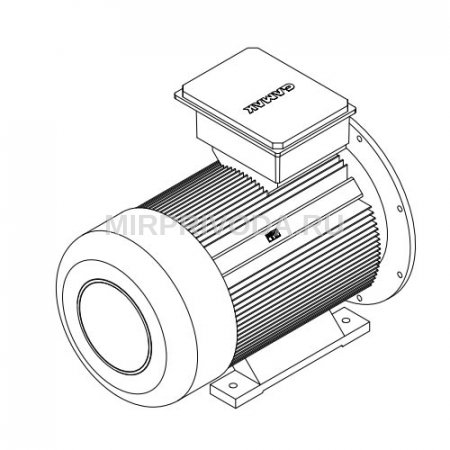 Электродвигатель трехфазный GMM 400 L 4d (630/1500)