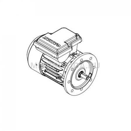 Однофазный электродвигатель M21D 71 M 2d (0.55/3000)
