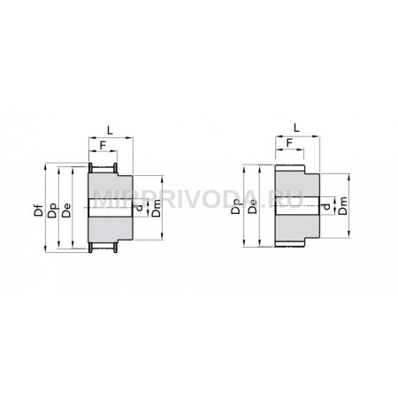 Шкив зубчатый 21 CT5 18