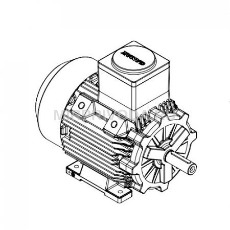 Взрывозащищенный электродвигатель GM2Exd 160 М 4 (11/1500)
