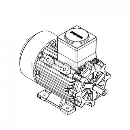Взрывозащищенный электродвигатель GM2Exd 112 М 6 (2.2/1000)