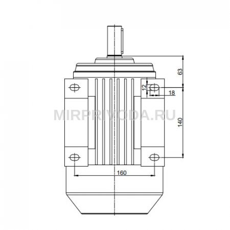 Электродвигатель трехфазный AGM2E 100 L 2a (3/3000)
