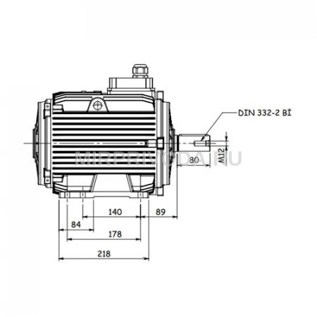 Электродвигатель дымоудаления GM2ED 132 M 4b (7.5/1500)