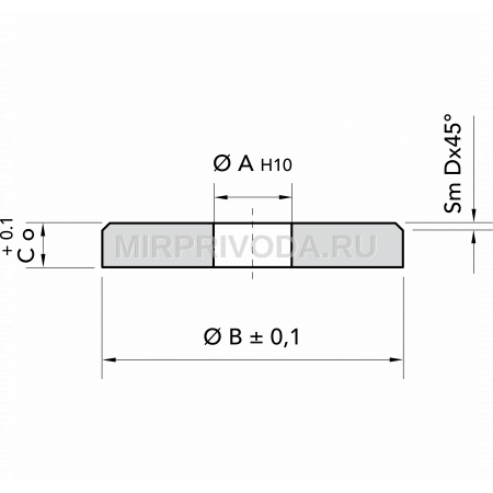 Шайба плоская оцинкованная C-RGS 4-10