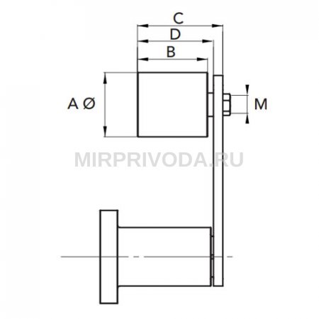 Натяжитель ремня нержавеющая сталь ERU 5-8090 MF