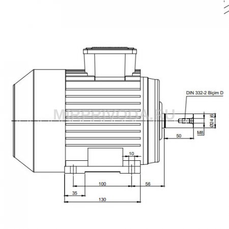 Электродвигатель трехфазный AGM2E 90 S 4a (1.1/1500)