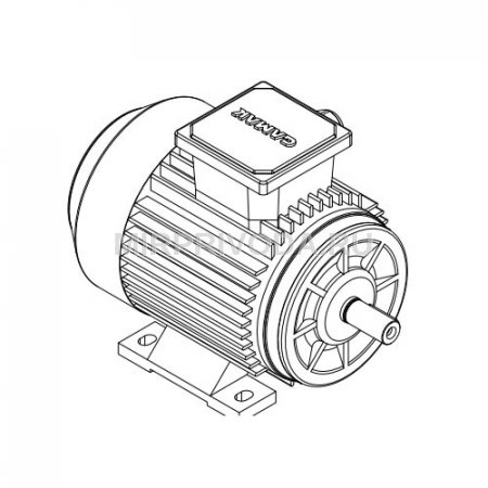 Электродвигатель трехфазный AGM 80 M 8a (0.18/750)