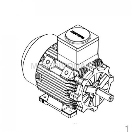 Взрывозащищенный электродвигатель GM2Exd 160 М 6 (7.5/1000)