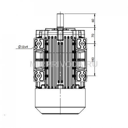 Взрывозащищенный электродвигатель GM2Exd 112 М 2 (4/3000)