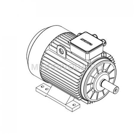Электродвигатель трехфазный AGM2E 180 L 4b (22/1500)