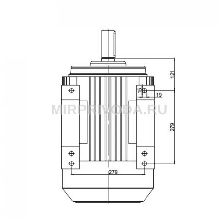 Электродвигатель трехфазный AGM2E 180 L 4b (22/1500)