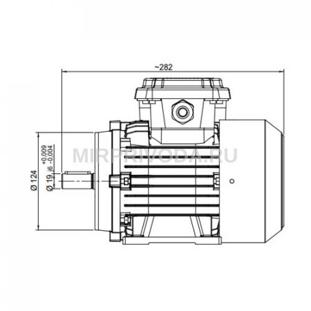 Однофазный электродвигатель M21D 80 M 4c (0.75/1500)