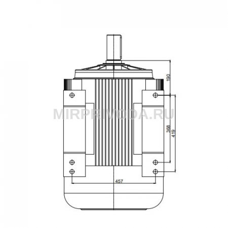 Электродвигатель трехфазный GM2E 280 M 6b (55/1000)