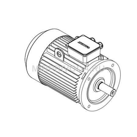 Электродвигатель трехфазный GM2E 180 L 6a (15/1000)