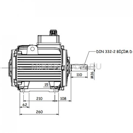 Электродвигатель дымоудаления GM2ED 160 M 2b (15/3000)