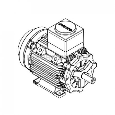 Взрывозащищенный электродвигатель GM2Exd 132 S 4 (5.5/1500)