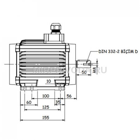 Электродвигатель дымоудаления GM2ED 90 S 4a (1.1/1500)