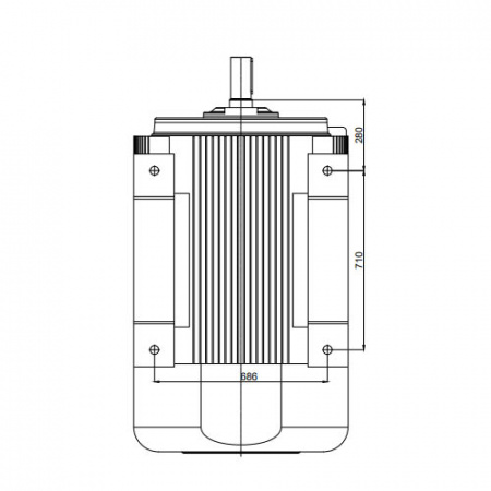 Электродвигатель трехфазный GMM 400 L 2a (450/3000)