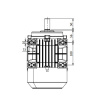 Однофазный электродвигатель MS21D 90 S 2c (1.5/3000)