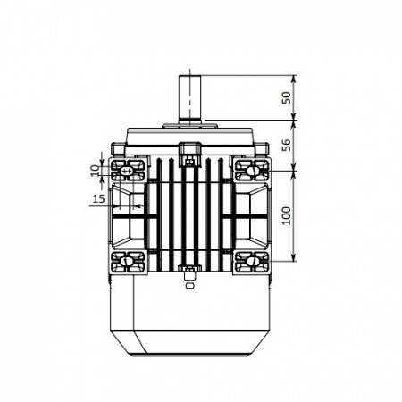 Однофазный электродвигатель MS21D 90 S 2c (1.5/3000)