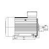 Электродвигатель трехфазный GMM 450 L 8a (500/750)