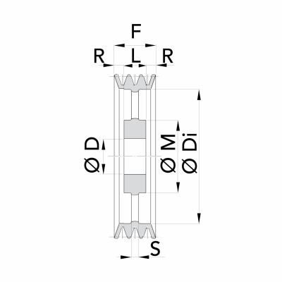 5SPB-315 D80 Шкив