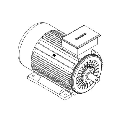 Электродвигатель трехфазный GMM 450 L 8b (560/750)