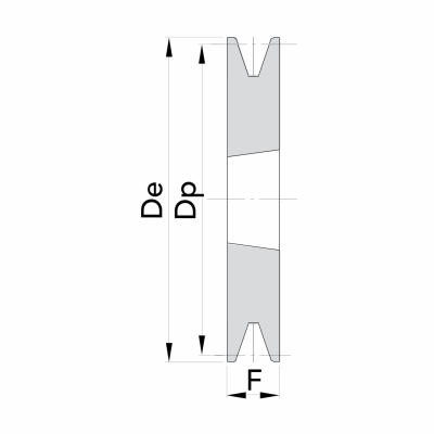1SPB-125 TB1610 Шкив