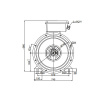 Электродвигатель трехфазный GMM 355 L 2 f (500/3000)